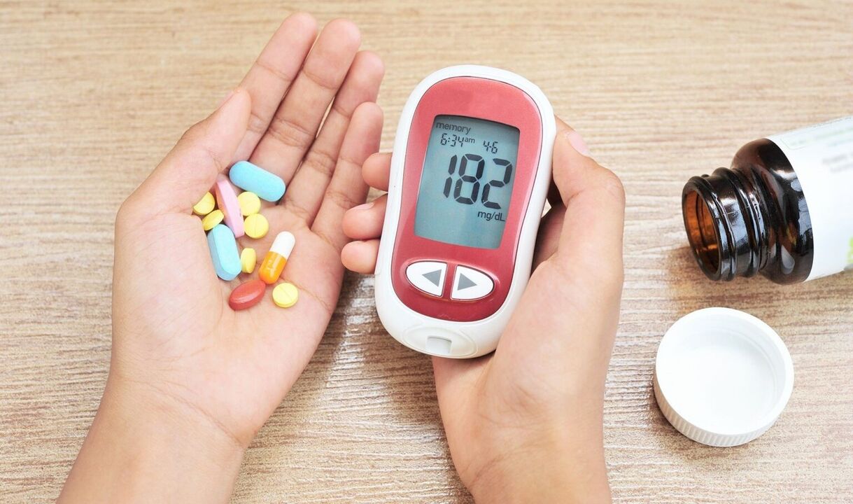 Diabetes mellitus tabletas